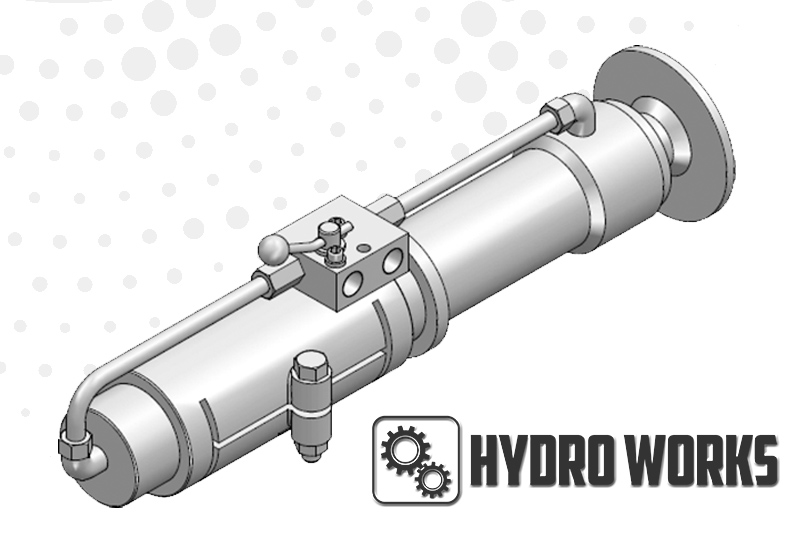 Hydraulic stabilizer cylinder IP-S