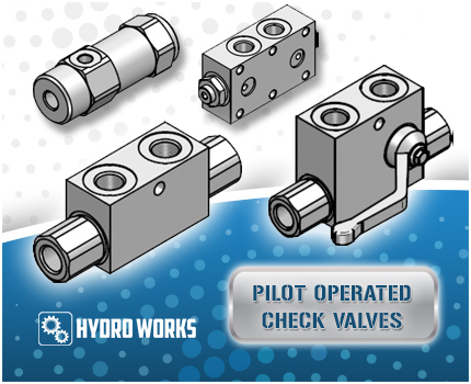 Pilot operated check valves